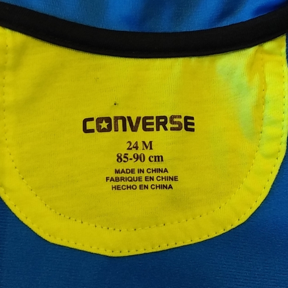 Converse Blue and Black Jacket Size 24 Months - Picture 7 of 9